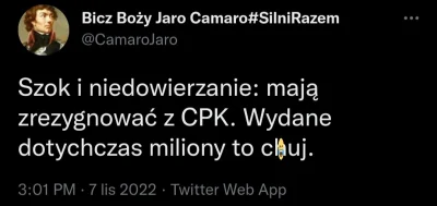 CipakKrulRzycia - #bekazpisu #polityka #polska #pis 
#cpk #krajzdykty Niepotwierdzon...