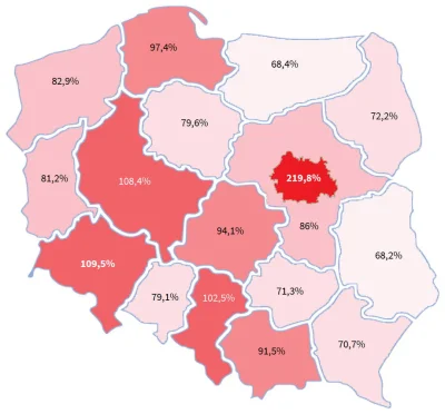 DrCieplak - @Vionii: Mazowieckie bez Warszawy ma PKB na mieszkańca nieco wyższe niż z...