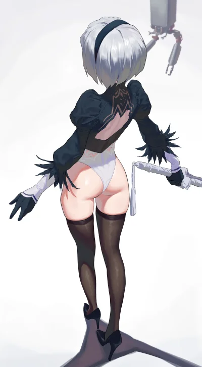 bakayarou - #randomanimeshit #nierautomata #yorha2b #buttai #anime