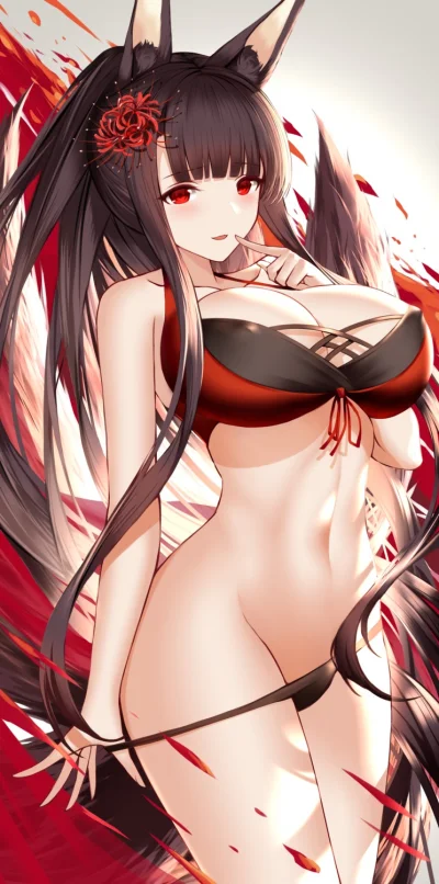 synbozy777 - #akagi #azurlane #kemonomimi #kitsunemimi #randomanimeshit