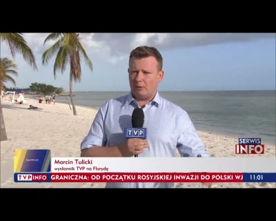 czeskiNetoperek - Zapewne ciekawi was co robi propagandzista #tvpis na plaży na Flory...