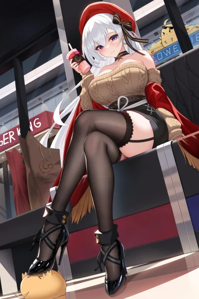 bakayarou - #randomanimeshit #azurlane #belfast #anime