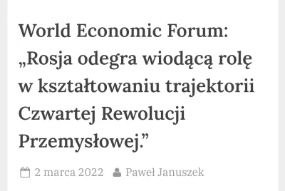 Kumpel19 - Klaus Schwab zna się z Putinem już z trzydzieści lat, Putin nawet uczęszcz...