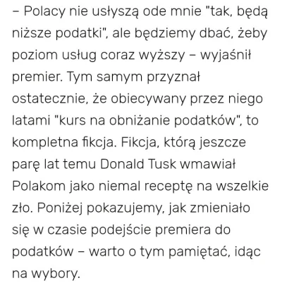 Volki - @rafaek 
 Panie Tuskowy a podatki Pan też obniży ? :D