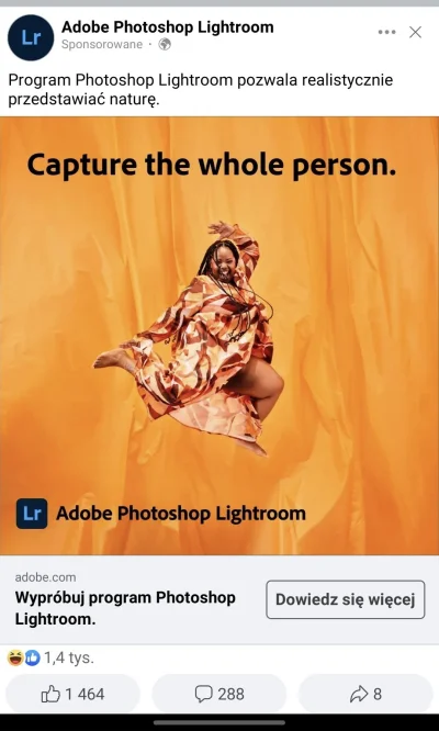 cibronka - Adobe jest mistrzem reklamy ( ͡º ͜ʖ͡º)

W komentarzach też jest śmiesznie....
