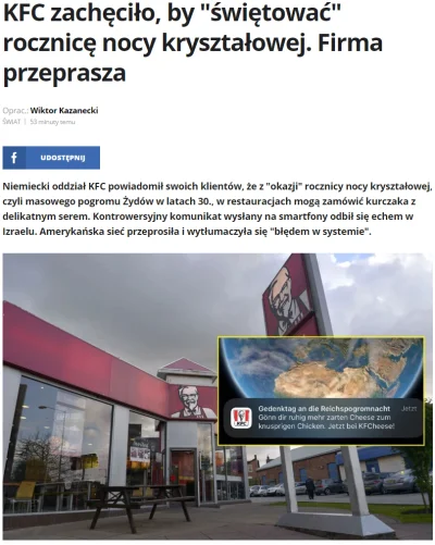 MiloO94 - Mają rozmach xD. 
https://wydarzenia.interia.pl/zagranica/news-kfc-zacheci...