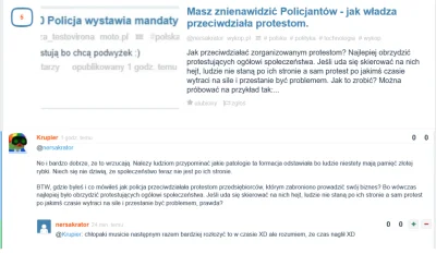 Krupier - Pamiętajcie - wrzucanie masowych informacji przypominających o skandaliczny...