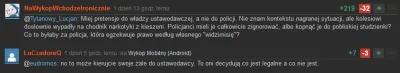 siepan - Ale przecież to ustawodawca ustala prawo, policja tylko je egzekwuje. Co oni...