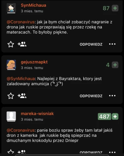 M.....9 - Odnośnie nowych informacji dotyczących postępów wojsk ukraińskich wołam uży...