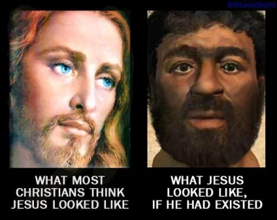 o.....i - @MedrzecInternetu: Nawet wizerunki jezusa potwierdzaja blackpilla. Hebanowy...