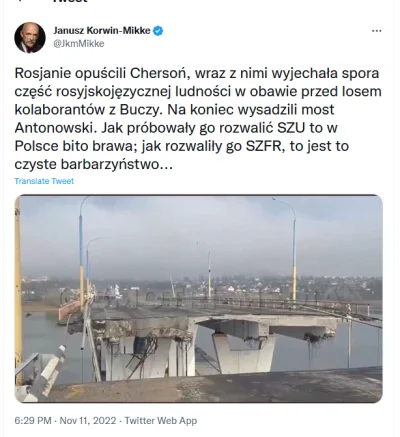 Kagernak - @dzangyl: To prawda. Typ pieprzy głupoty o Ukrainie bez przerwy od miesięc...