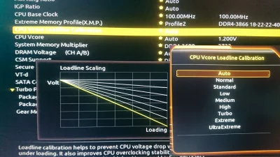 Variv - Dodam jeszcze, że CPU Vcore Loadline Calibration jest domyślnie walnięte na A...