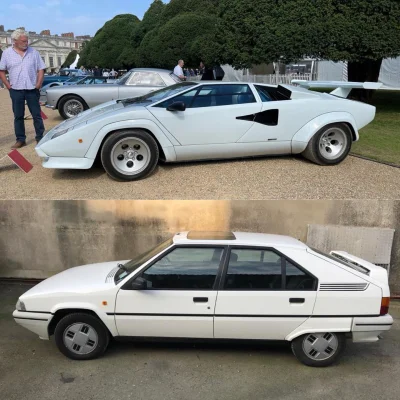 francuskie - Ten sam projektant : Citroen BX & Lambo 

#citroen #lamborghini #samoc...