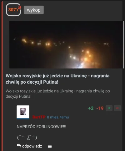 Grooveer - @BartTP dzbanie ty to napisałeś jako argument dlaczego Rosja nie zaatakuje...