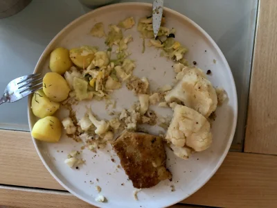 bartlomiej_rakowski - Ooo jak to jest mój wczorajszy obiad, ziemniaki k***a i kotlet ...