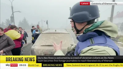 n1c3 - Ukraińcy w Chersoniu witają reportera SkyNews

#wojna #ukraina #rosja