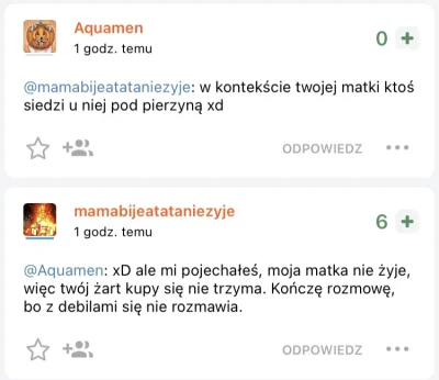 somskia - @Aquamen: Ale się pogrążasz. Wykopki cię ładnie wyjaśnili, a ty zamiast spu...