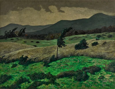 Borealny - Storm in the Pyrenees - Dario de Regoyos (przed 1913)
#sztukadoyebana