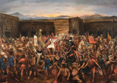 sropo - Bitwa pod Cajamarca, masakra w Cajamarca czy schwytanie Atahualpy, to jedno z...