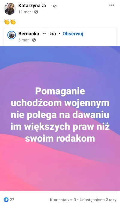 JohnnyPomielony - @JohnnyPomielony: Na fejsbuczku też dzielnie wojuje, myślę że mały ...