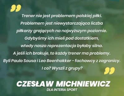 aoc9069 - Panie Czesławie! Dlaczego nie wyszliśmy z grupy?
-to oni nie wyszli!

#mecz...