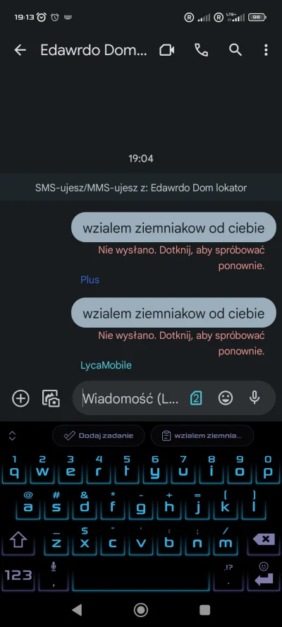 Mariusz_Drugi - Czemu smsy nie chcą mi się słać? #telefony #android