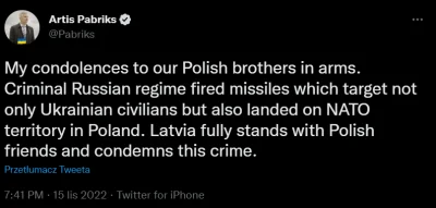 kajelu - Minister obrony Łotwy się wygadał
https://twitter.com/Pabriks/status/159258...