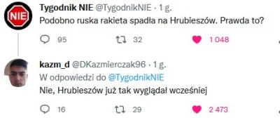 CipakKrulRzycia - #hrubieszow #wojna #heheszki 
#tygodniknie Co będzie jak spadnie n...