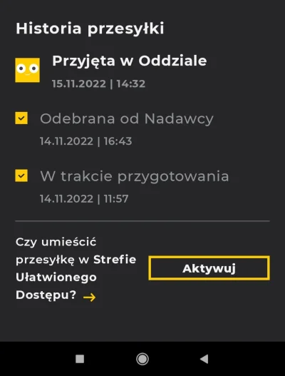 D.....0 - Zastanawiam się co tu się #!$%@?ło. Paczka idzie z Warszawy do Warszawy #in...