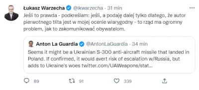waro - Warzecha uważa, że jeśli okaże się że to była ukraińska rakieta - to rząd będz...