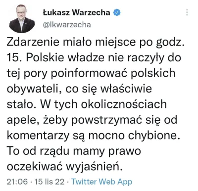 32andu - 1. Centrala sekty na Nowogrodzkiej wie o rakietach od godziny 15
2. Nic nie...