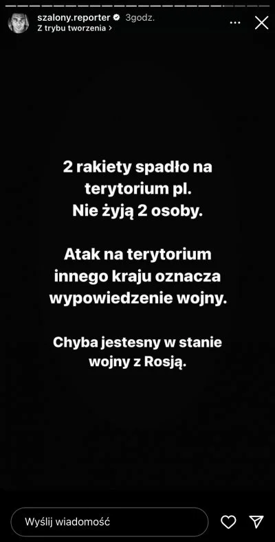 wixiarz - Tym żałosnym atencjuszem siejącym panike powinny zająć sie służby.

Temat...