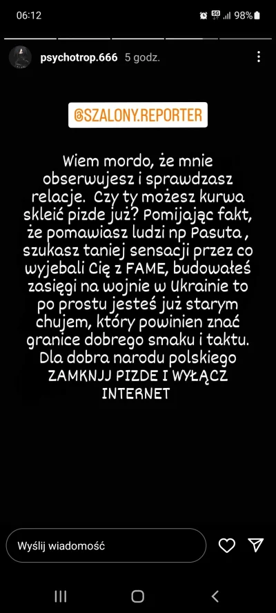 kre-dens - Szalony kmiot zgruzowany przez Psychotropa.
#famemma #psychotrop #szalony...