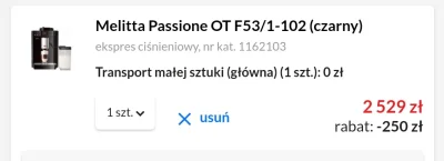 Paninikaa - Przymierzam się do zakupu ekspresu do kawy. Padło na Melitta Passione OT....