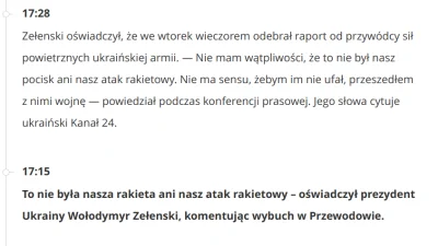 archubuntu - Oświadczam, żadnej rakiety nie było. Rakietę wymyśliliście sobie wy - Po...