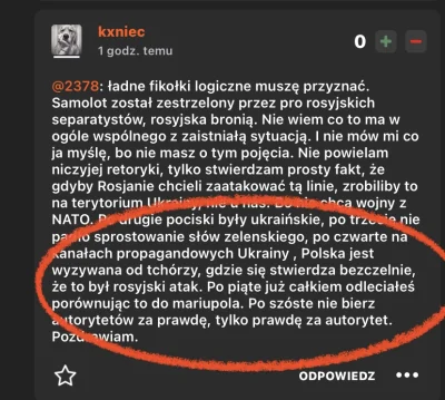 dzester - Tak sobie czytałem komentarze pod znaleziskami w sprawie „incydentu rakieto...