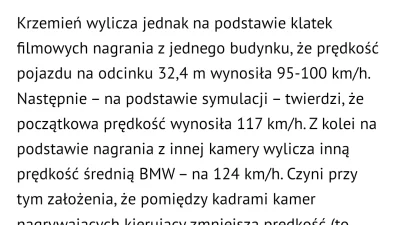 LoboV - Ktoś się kiedyś odgrażał, że biegły potrafi wyliczyć prędkość samochodu co do...