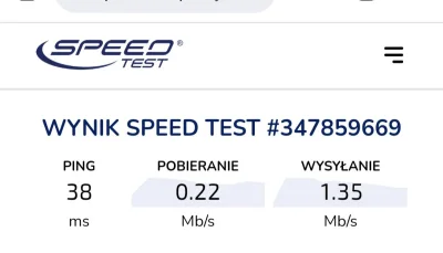 krossmaker - Od wczoraj mój #internet od t-mobile na speed test wyciąga taki wynik. R...