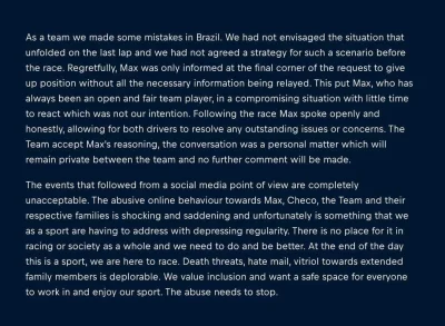 kuba-p - Oświadczenie Red Bulla #f1
