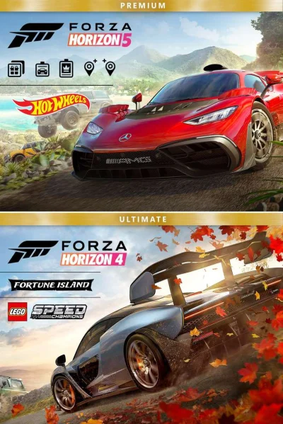 J.....y - Zestaw Forza Horizon 4 Ultimate Edition & Forza Horizon 5 Ultimate Edition ...