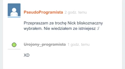 PseudoProgramista - Co się #!$%@?ło. Napisałem do pewnego Mirka ze trochę mój Nick to...