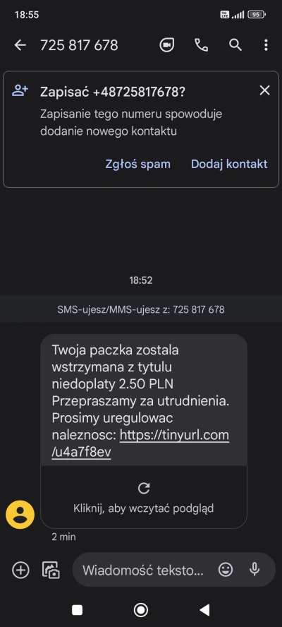 K.....u - #scam #oszukujo #niebezpiecznik
Znowu rozsyłają