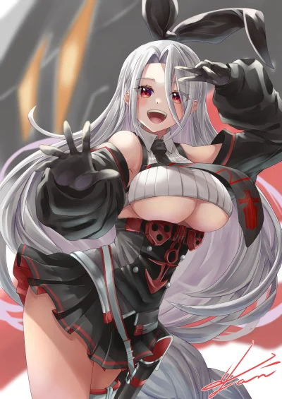 m.....y - #randomanimeshit #anime #redeyesalert #azurlane #prinzheinrich #pixiv #