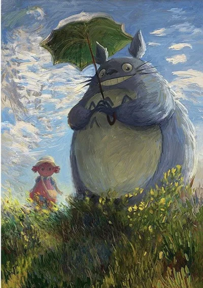 czkawka0 - Totoro z parasolką