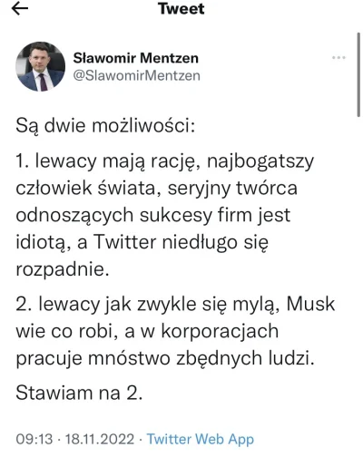 Sin- - Panie Sławku nie xD…

#twitter #elonmusk #bekazkonfederacji #konfederacja #pol...