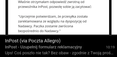 alltimehigh - @sneakystairs: jest jakaś luka między allegro-inpost dająca pole manewr...