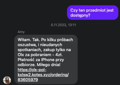 smieszkinapelnej - @LynxOV: sam z ciekawości ostatnio napisałem na jedno ogłoszenie, ...