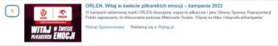 Majk83 - #Orlen #pis #pilkanozna Czuję wewnętrzy dyskomfort widząc takie reklamy ¯\\(...