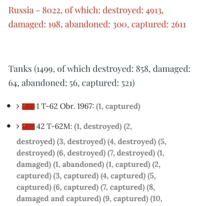 ArtBrut - #rosja #wojna #ukraina #wojsko #oryx

Kolejny kamień milowy osiągnięty