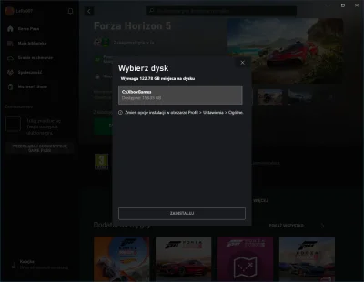 l.....0 - #xbox #gamepass

Witam, mam problem z instalacją Forza 5. Podczas wyboru ...